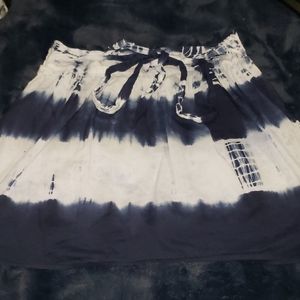 Tye dye mini skirt